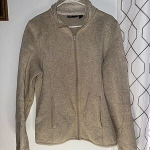 Swiss Tech Cream Fleece-Lined Jacket